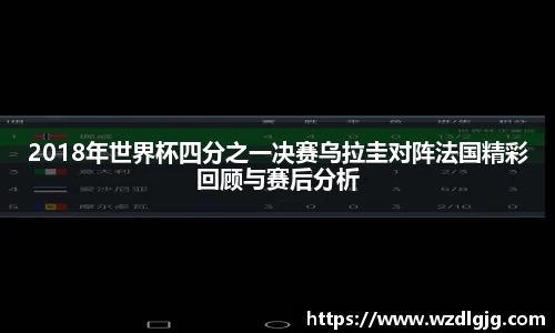 2018年世界杯四分之一决赛乌拉圭对阵法国精彩回顾与赛后分析
